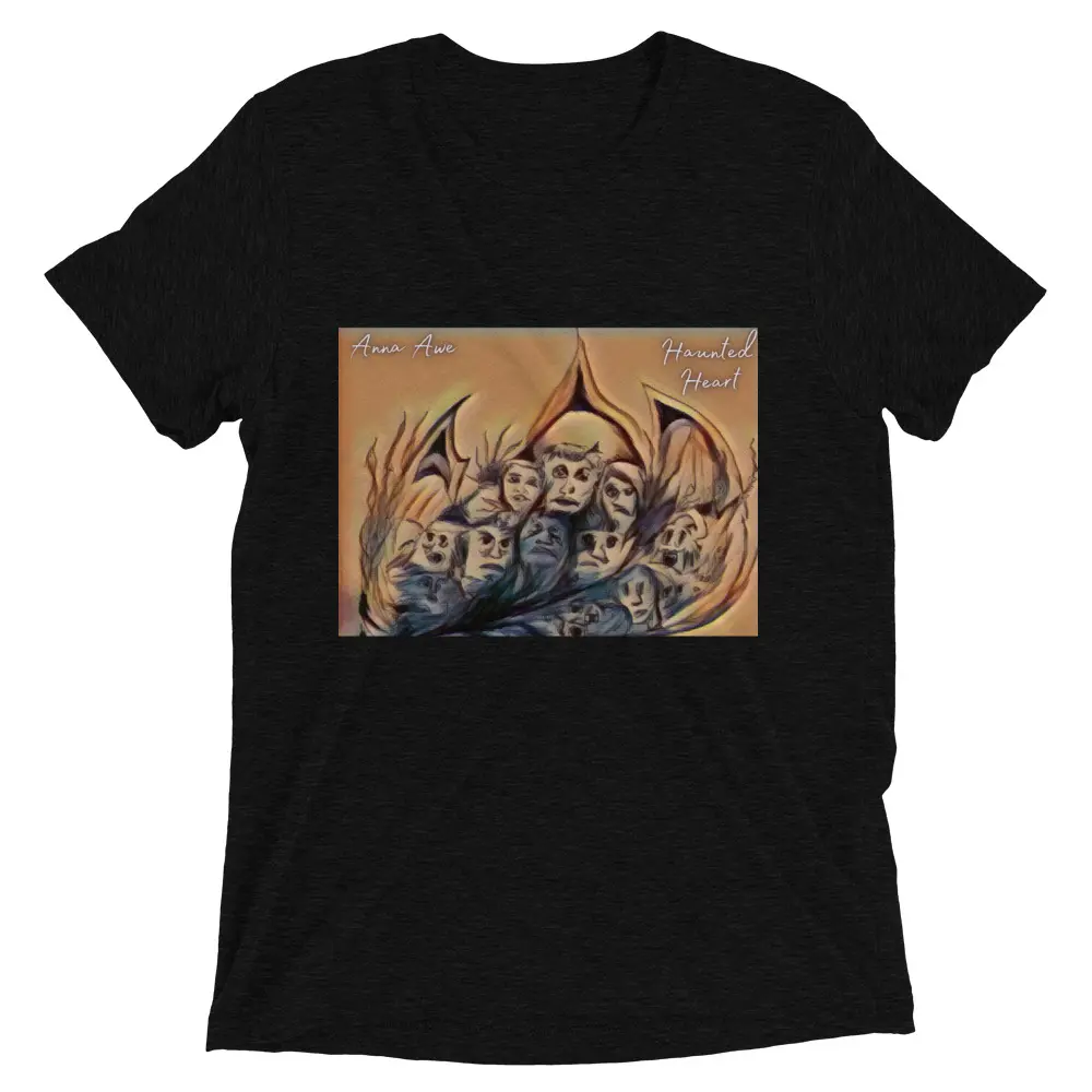 Haunted heart short sleeve t-shirt