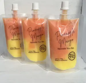 Squeezable Wax Melt Pineapple Mango  (1 Wax Melt pack) 3.5 oz Freshener
