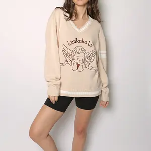 angel baby: embroidered sweater