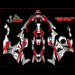 Suzuki GSXR 100 2009 - 2013 wrap decal