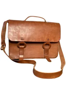 Mr. Miles Full-Grain Leather Laptop Messenger Bag | Work & Travel