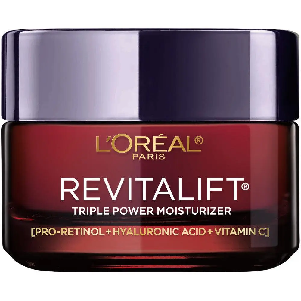 L'Oréal Paris Revitalift Triple Power Anti-Aging Face Moisturizer, 1.7 fl oz L'Oréal Paris Revitalift Triple Power Anti-Aging Face Moisturizer, 1.7 fl oz