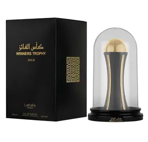 Lattafa Al Khas Winners Trophy Gold Eau de Parfum 100ml Unisex Luxury Arabic Fragrance Bold Long Lasting Oud Scent Perfumes Arabia