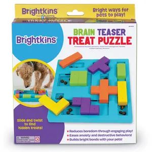 Brightkins Brain Teaser Dog Treat Puzzle