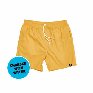 SiKE Wild When Wet Water Reactive Shorts (Mustard)