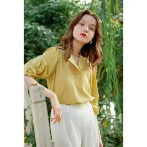 Dallas Blouse - Mustard