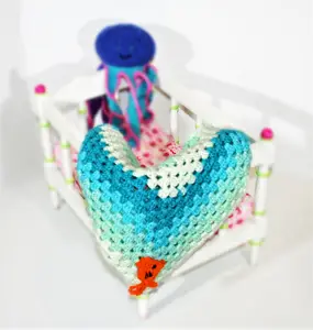 Little Ocean Crochet Granny Square Baby Blanket