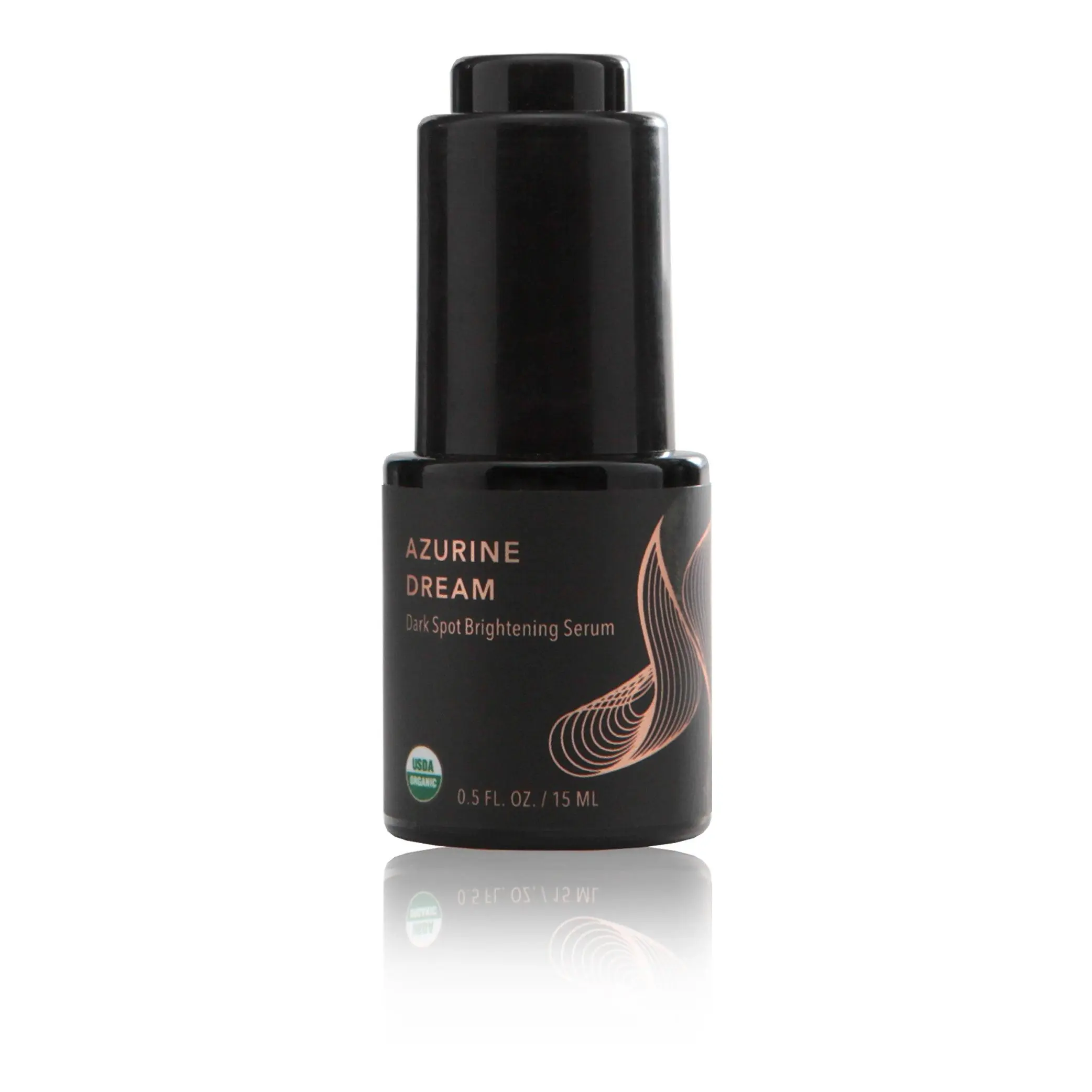 Azurine Dream Organic Skincare Serum - Removes Dark Spots, Skin Brightening with Mushroom Extract, Sea Kelp (15 ml | .5 fl oz) Daily Dark Spot Remover | Spot Remover | Radiant| Hydrate