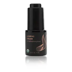 Azurine Dream Organic Skincare Serum - Removes Dark Spots, Skin Brightening with Mushroom Extract, Sea Kelp (15 ml | .5 fl oz) Daily Dark Spot Remover | Spot Remover | Radiant| Hydrate
