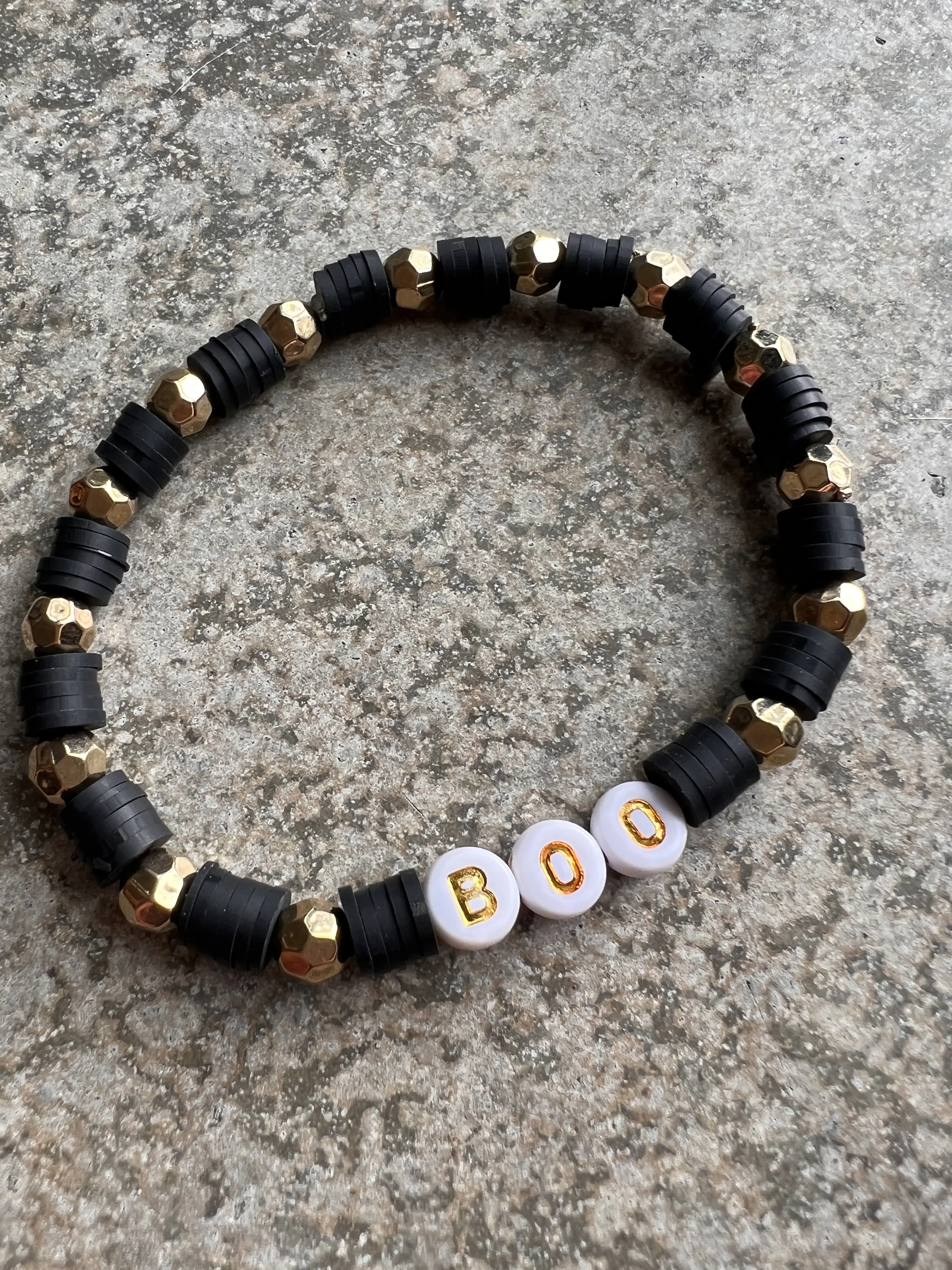 BOO Beaded Bracelet