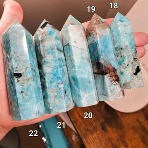 Amazonite/Smoky Quartz Crystal Towers