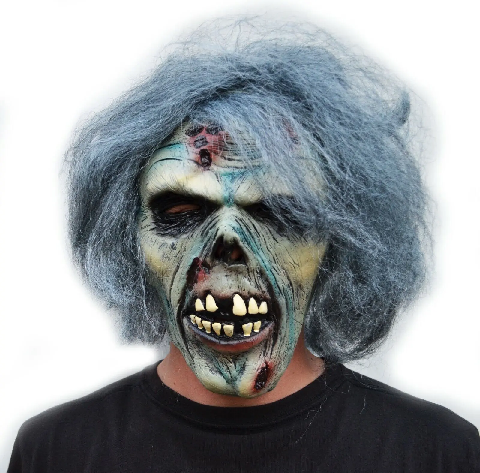 Halloween Zombie Mask Walking Dead Decaying Zombie Corpse Skeleton Skull Latex Mask #Halloween #Zombie