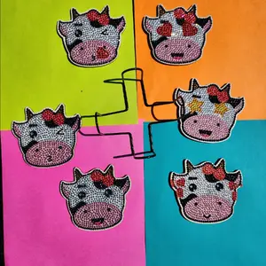 Cow Style Diamond Art Coasters