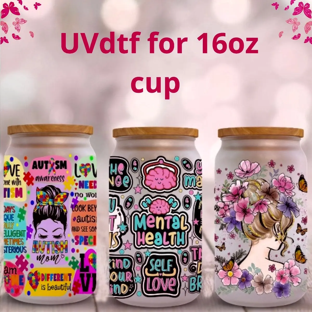 Uv dtf 16 oz cup wrap Uv dtf 16 oz cup wrap