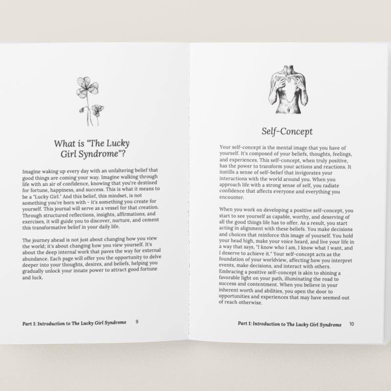 The Lucky Girl Journal: A Guided Workbook to Embody The Lucky Girl Syndrome