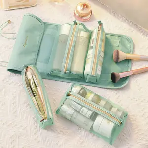 Portable Detachable Foldable Mesh Cosmetic Bag
