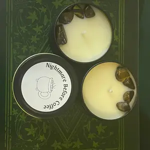 Nightmare Before Coffee Mocha Crystal Candles Strong Scent