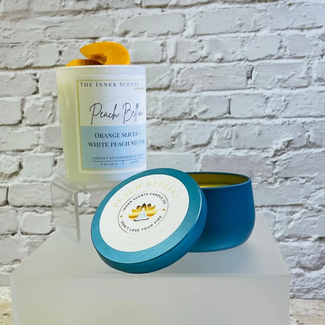Peach Bellini Scented Candle