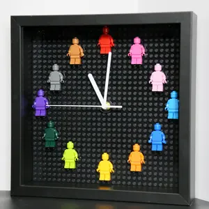 Custom Wall Clock For Kids, Minifigures Clock, Children's Gift, Wall Decor, Clock For Playroom Nursery Bedrooms