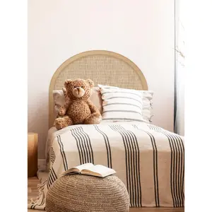 Rattan Weave Look Headboard Sticker