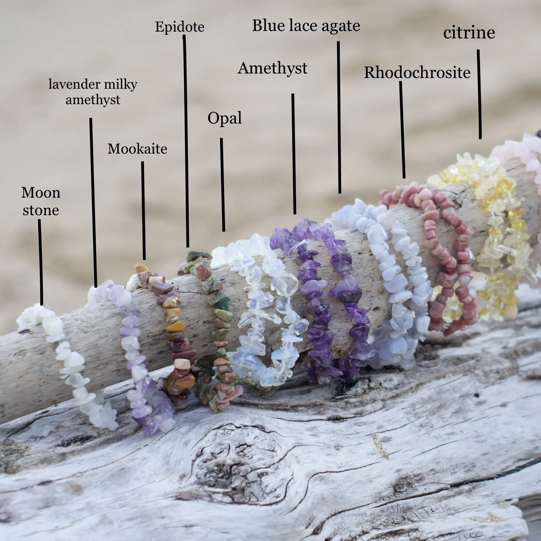【Back to School Sell】Chip Bracelet for healing and balancing Colorful Chip stone Bracelet Handmade (Unique beaded bracelet, Gift for her, DIY, Daily, Birthday gift, Anniversary)