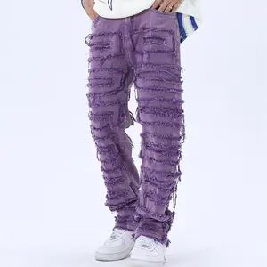 The Interlude’s premium stacked jeans “Royal”