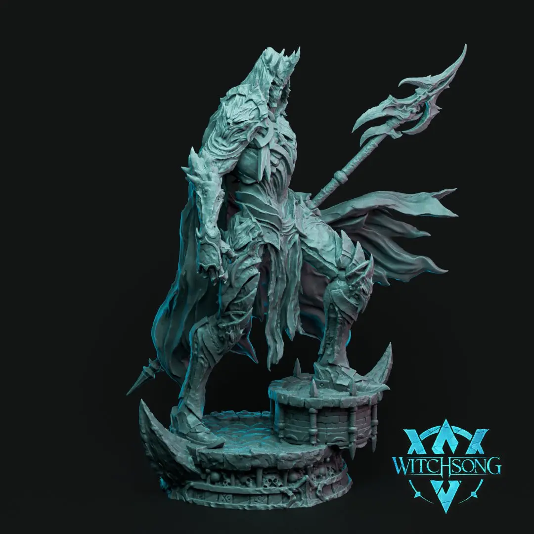 Hades - God of the Underworld - 150mm Height - Witchsong Miniatures - 3X3 Huge - 3d Resin Print