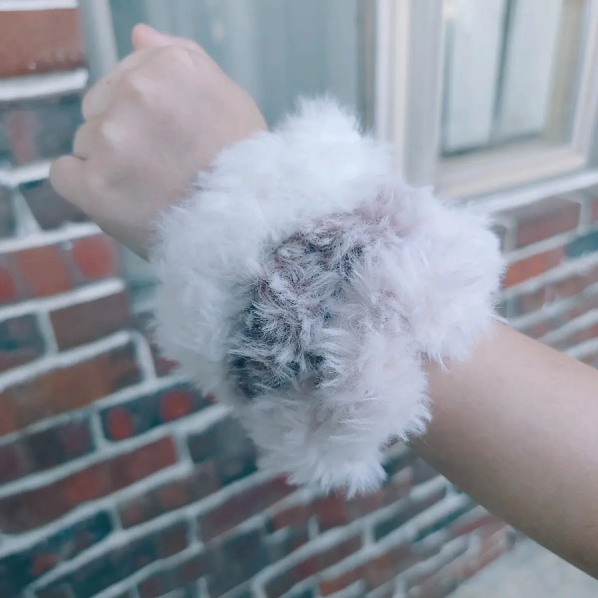 3 Pack Bundle Faux Fur Scrunchie | Dancer Hair Accessory | Teen Hair Accessories | Preppy Hair Accessories | Nostalgic Hair Accessories | Teen Gift | Dancer Gift | Ballet Bun Hair Accessories Cotton