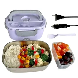 ELECTRIC LUNCH BOX 40W FOOD HEATER, PORTABLE FOOD WARMER LUNCH BOX FOR CAR & HOME,1.5L HEATED LUNCH BOXES FOR ADULTS, LUNCH HEATING MICROWAVE FOR TRUCKERS