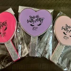 “You’re like really pretty “ bling handheld mirror