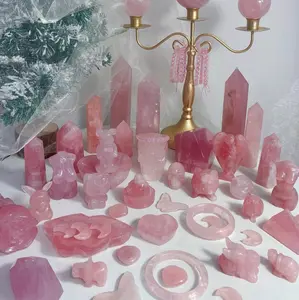 Large Rose Quartz Hearts