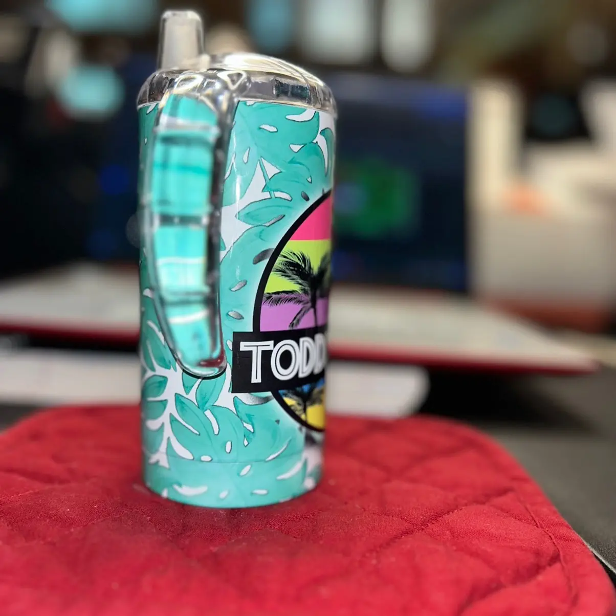 “Toddlerhood” sippy cup