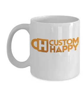 11oz White Custom Coffee Mugs - Add Your Photo To Your Mug!