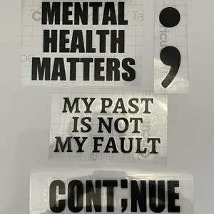 Mental Health Vinyl Decals Bumper Stickers