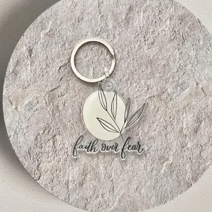 Faith Over Fear Keychain