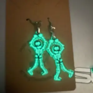 Glow in the Dark Skeleton Earrings