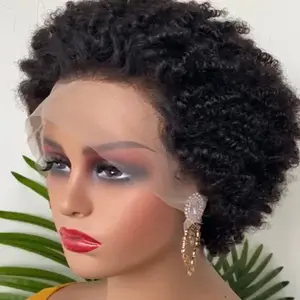 100% human hair pixie 250 density
