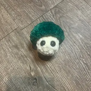 Hand Crocheted Amigurumi Mushroom Pop-it