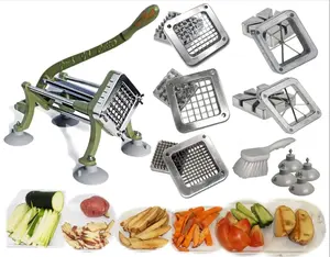 TigerChef Heavy Duty French Fry Cutter Complete Set