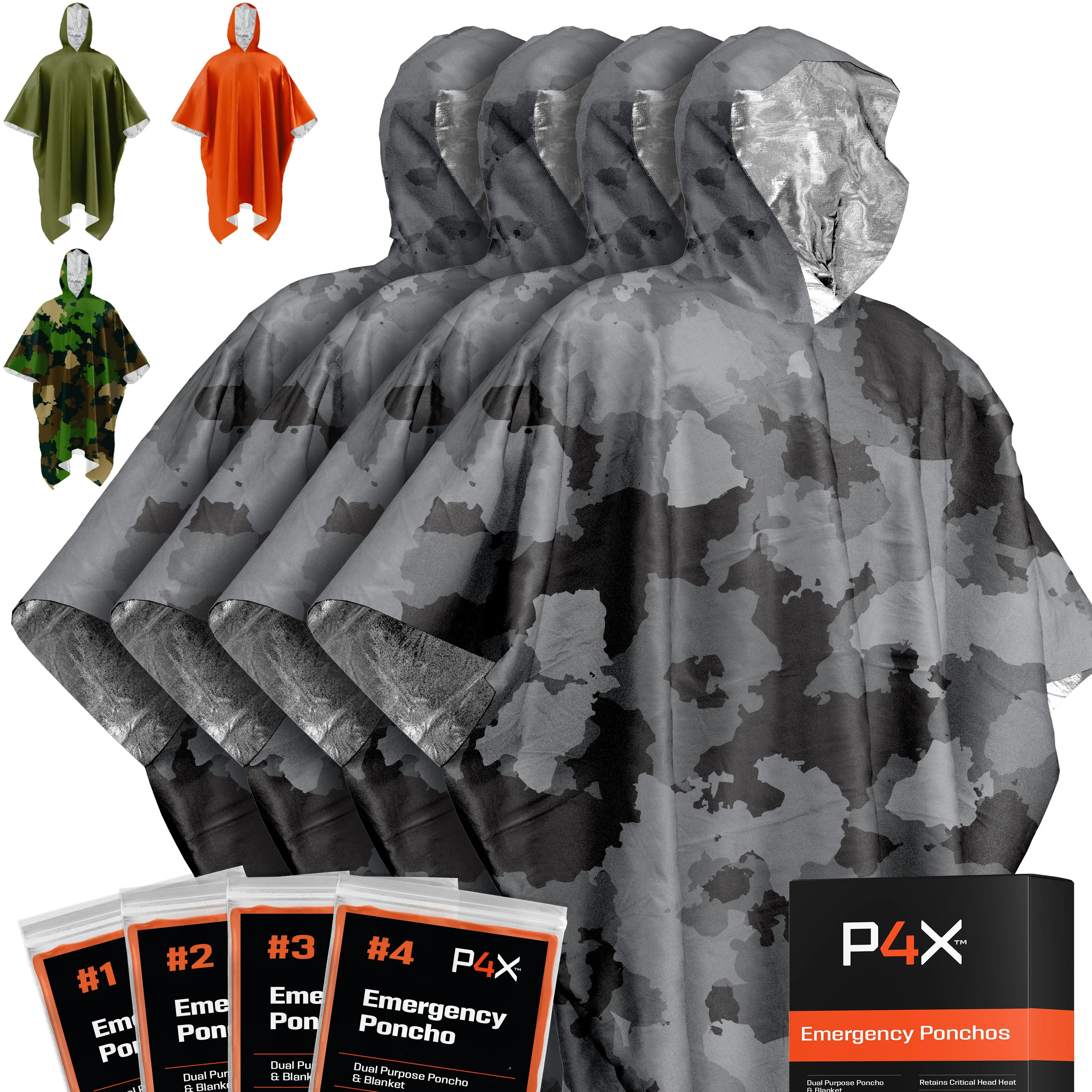 Grey Camo 4-Pack