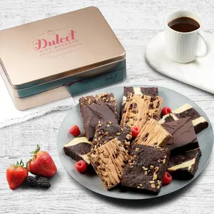 Dulcet Chocolate Brownie Tin Basket gift