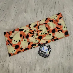 Headband - sunflower ghostie