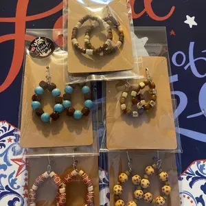 Handmade beaded earring sets