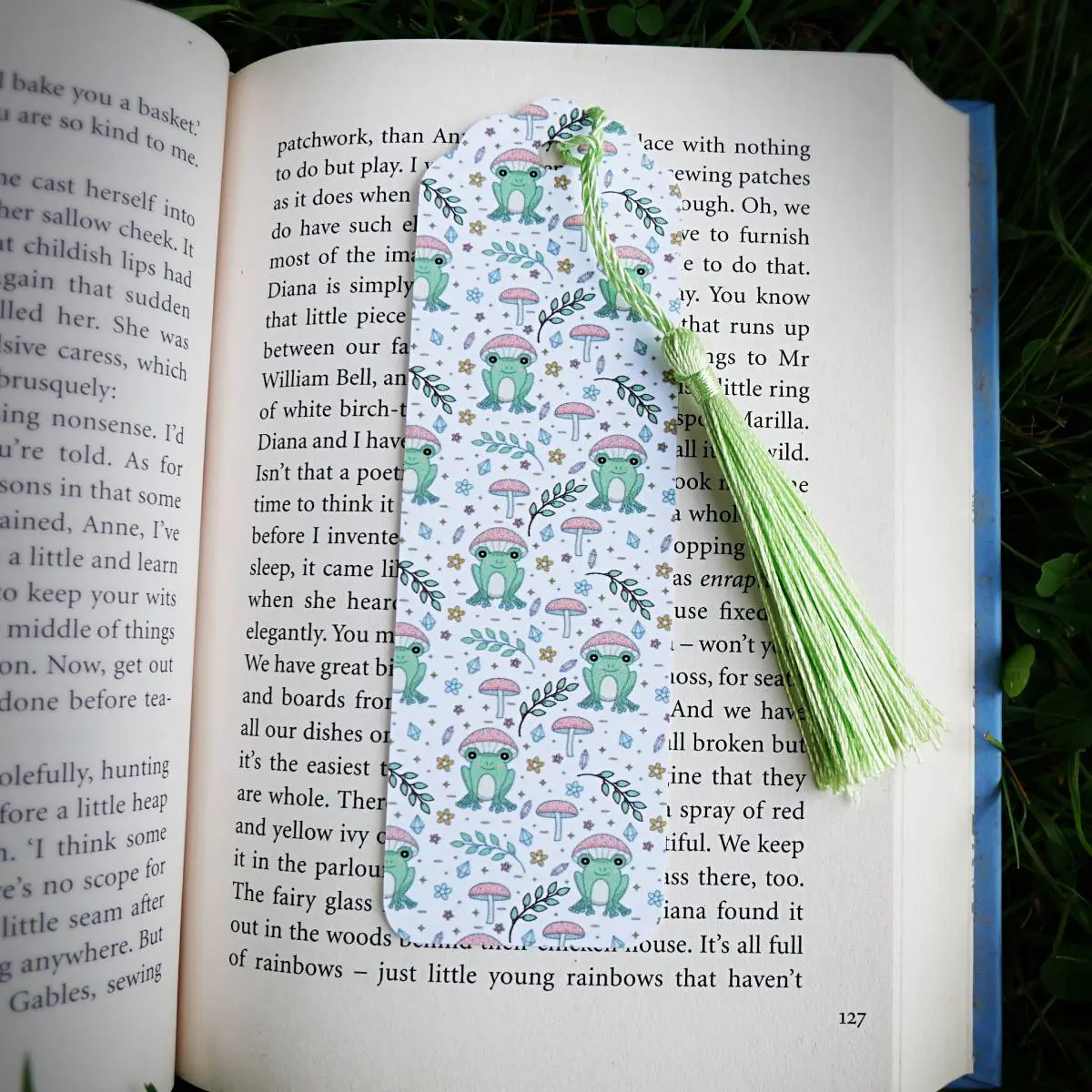 Frogs & Mushrooms Bookmark