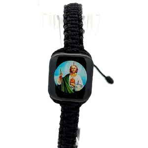 St Jude Black Handmade Bracelet