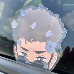 Yonaguni Weatherproof Holographic Sticker - 4.4” x 4”