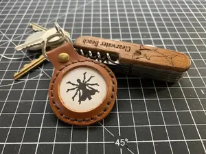 Overwatch Leather Keychain
