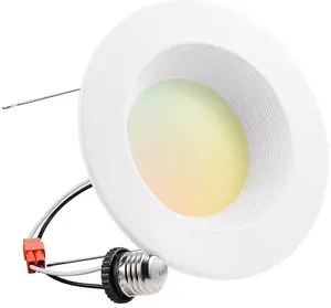 Baffit+ 6" Retrofit Baffle LED Recessed Light - 15W - Adjustable CCT
