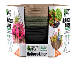 Smart Pot NoCoco Liner - The Alternative to Coconut Fiber Liners - Available in 3 Colors and 3 Diameters