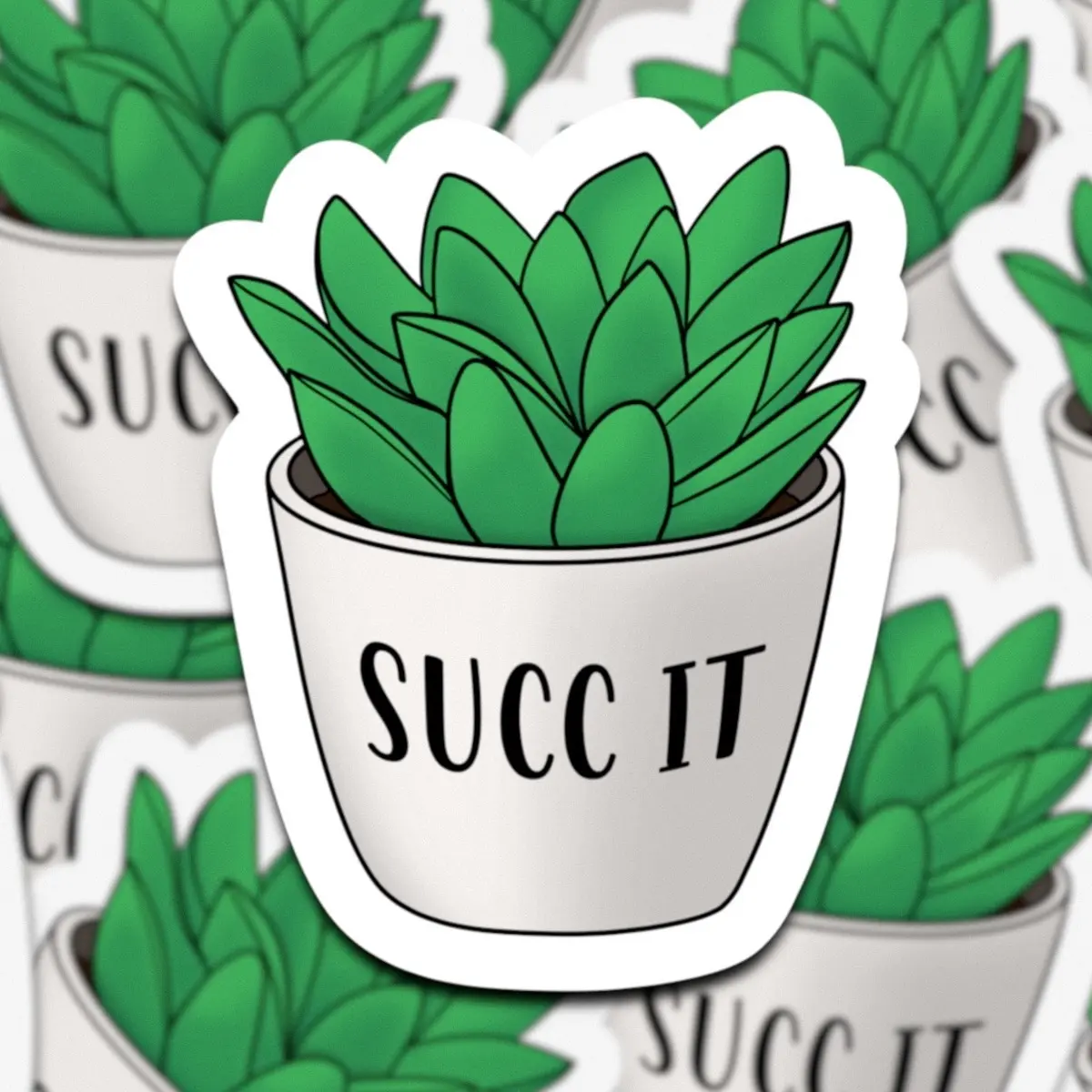 Succ It succulent sticker
